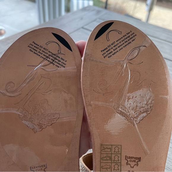 Free People Sunset Cruise Embellished Leather Sandals Womens Size 9 NWT - Picture 9 of 9